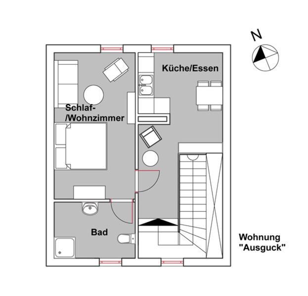 Apartamento Café Perlmuschel Iznang Exterior foto